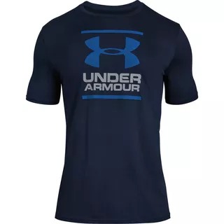 Men’s T-Shirt Under Armour GL Foundation SS T - Radiant Red - Academy/Steel/Royal