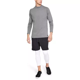 Pánské triko Under Armour CG Armour Mock Fitted - White/Steel