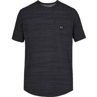 Pánské triko Under Armour Sportstyle Pocket TEE - Black/Steel - Black/Steel