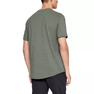 Pánske tričko Under Armour Sportstyle Pocket TEE - White /  / Black