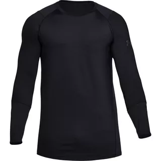 Pánske tričko Under Armour Raid 2.0 LS - Black / Black / Stealth Gray