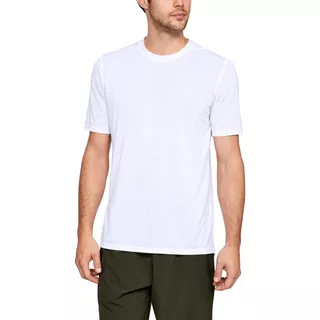 Men’s T-Shirt Under Armour Siro Print SS FTD - White/Elemental