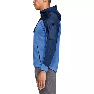 Pánska mikina Under Armour Unstoppable Coldgear Swacket - Royal/Academy