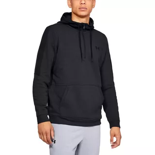 Pánska mikina Under Armour Microthread Fleece 1/2 Zip - XS - Steel Light Heather / Black / Black