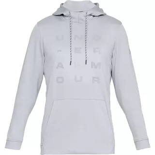 Pánska mikina Under Armour Armour Fleece Tempo PO Hoodie - XL - Overcast Gray/Overcast Gray