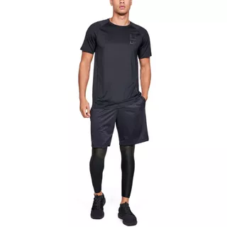 Pánské kompresní legíny Under Armour HG Armour 2.0 Legging Grphc - Charcoal/Black