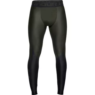 Pánske kompresné legíny Under Armour HG Armour 2.0 Legging Grphc - Artillery Green/Black