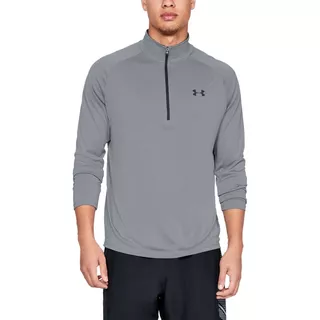 Pánske tričko Under Armour Tech 2.0 1/2 Zip - Academy/Steel