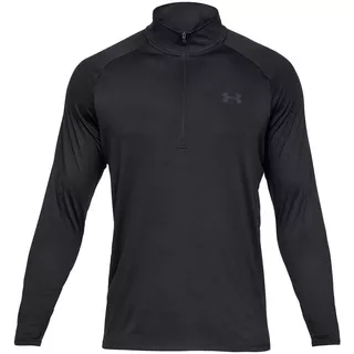 Pánske tričko Under Armour Tech 2.0 1/2 Zip - Academy/Steel - Black /  / Charcoal