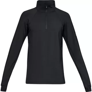 Men’s Running Jacket Under Armour CG Reactor Half Zip v2 - Black/Black/Reflective