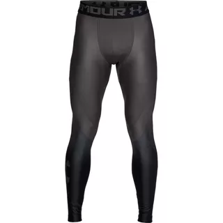 Pánske kompresné legíny Under Armour HG Armour 2.0 Legging Grphc - Techno Teal /  / Black - Charcoal /  / Black