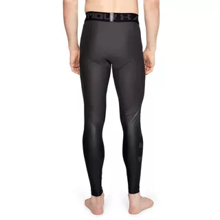 Pánske kompresné legíny Under Armour HG Armour 2.0 Legging Grphc - Charcoal /  / Black