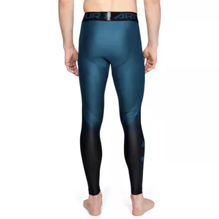 Pánske kompresné legíny Under Armour HG Armour 2.0 Legging Grphc - Charcoal /  / Black