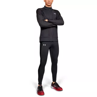 Pánske kompresné legíny Under Armour Coldgear Run Tight - BLACK / BLACK / REFLECTIVE