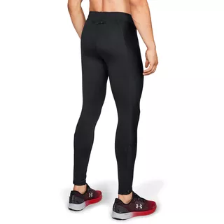 Pánske kompresné legíny Under Armour Coldgear Run Tight - BLACK / BLACK / REFLECTIVE