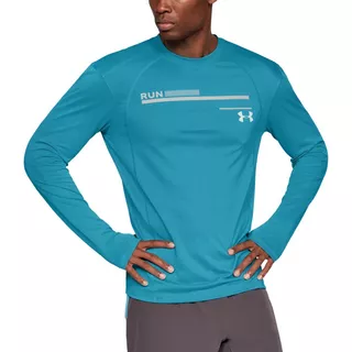 Pánske bežecké tričko Under Armour Simple Run Graphic Longsleeve - M