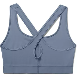 Dámska športová podprsenka Under Armour Crossback Graphic - Washed Blue / Washed Blue / After Burn