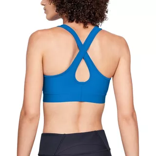 Dámska športová podprsenka Under Armour Crossback Graphic - Blue Circuit / Blue Circuit / Black