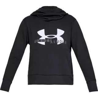 Dámska mikina Under Armour Cotton Fleece Sportstyle Logo Hoodie - Black