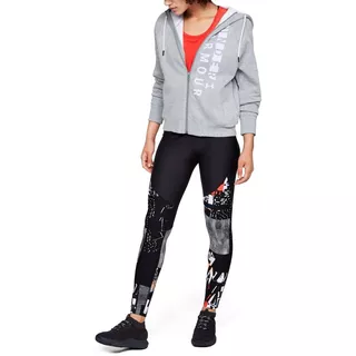 Women’s Hoodie Under Armour Cottom Fleece WM FZ - Steel Light Heather/White/White