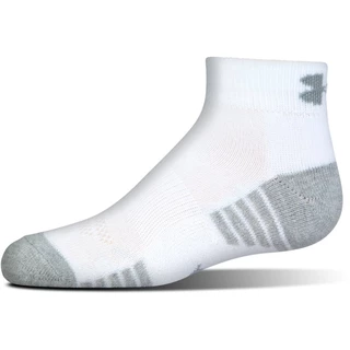 Detské členkové ponožky Under Armour Heatgear Low Cut 3 páry - YL (31,5-36) - White