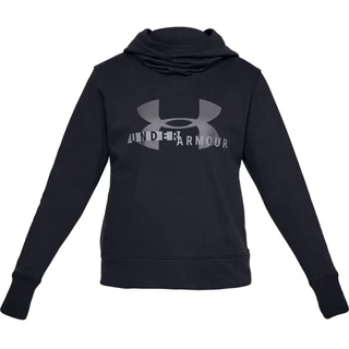 Dámská mikina Under Armour Cotton Fleece Sportstyle Logo Hoodie - Black - Black