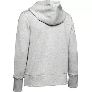 Dámská mikina Under Armour Cotton Fleece Sportstyle Logo Hoodie - White/Peach Horizon/After Burn