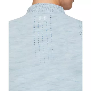 Dámské triko s límečkem Under Armour Seamless Zip Polo - Coded Blue