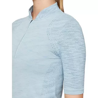 Dámske tričko s límčekom Under Armour Seamless Zip Polo - Coded Blue