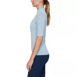 Dámské triko s límečkem Under Armour Seamless Zip Polo - Coded Blue