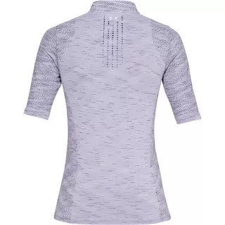 Dámske tričko s límčekom Under Armour Seamless Zip Polo - Salt Purple