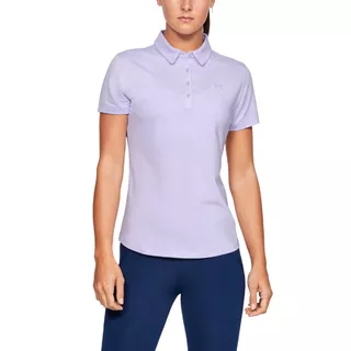 Women’s Polo Shirt Under Armour Zinger Short Sleeve - Nocturne Purple - Salt Purple