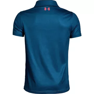 Chlapčenské tričko Under Armour Tour Tips Engineered Polo - Petrol Blue