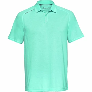 Men’s Polo Shirt Under Armour Tour Tips - Petrol Blue - Neo Turquoise