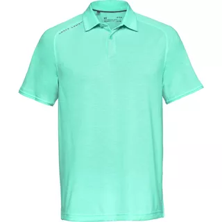 Men’s Polo Shirt Under Armour Tour Tips - Tempest - Neo Turquoise