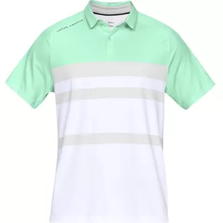 Pánske tričko Under Armour Iso-Chill Block Polo - M - Aqua Foam