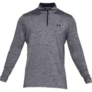 Pánské triko s dlouhým rukávem Under Armour Playoff 2.0 1/4 Zip - Black