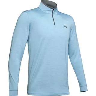 Men’s Long-Sleeved T-Shirt Under Armour Playoff 2.0 1/4 Zip - Blue Ink - Boho Blue