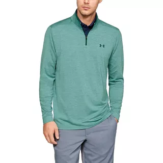 Pánské triko s dlouhým rukávem Under Armour Playoff 2.0 1/4 Zip - Boho Blue