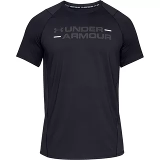 Pánske tričko Under Armour MK1 SS Wordmark - Black - Black