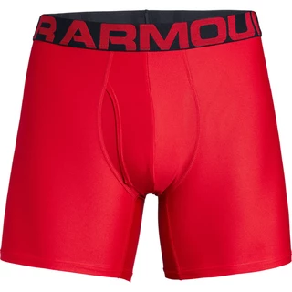 Pánské boxerky Under Armour Tech 6in 2 Pack - Red