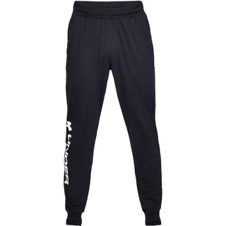 Pánske tepláky Under Armour Sportstyle Cotton Graphic Jogger - Black - Black