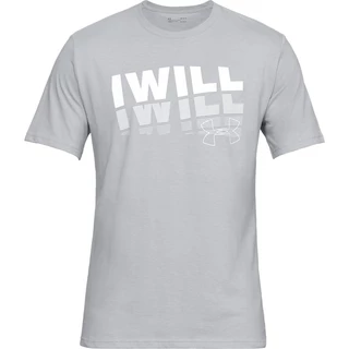 Pánske tričko Under Armour I WILL 2.0 SS - XL - Mod Gray
