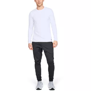 Pánske tričko Under Armour Fitted CG Crew - White