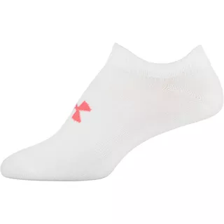 Dámské nízké ponožky Under Armour Women's Essential NS 6 párů - White