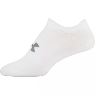 Dámské nízké ponožky Under Armour Women's Essential NS 6 párů - White