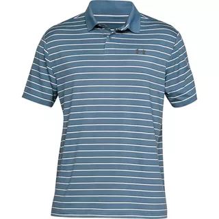 Pánske tričko Under Armour Performance Polo 2.0 Divot Stripe - Thunder