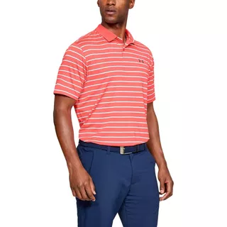 Pánske tričko Under Armour Performance Polo 2.0 Divot Stripe - Black