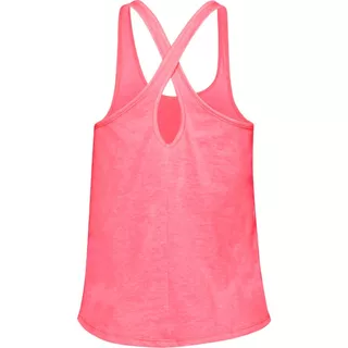 Dámske tielko Under Armour X-Back Tank - Mojo Pink Light Heather