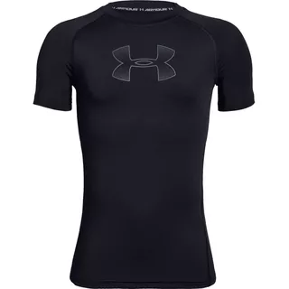 Chlapčenské tričko Under Armour Armour HeatGear Short Sleeve - YXS - Black